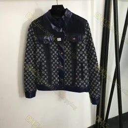 여성 재킷 데님 코트 스트리트웨어 디자이너 여성 버튼 편지 셔츠 여자 디자이너 재킷 조난 아시아 크기 S-L 20239109