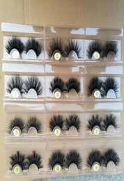 25mm long 3D mink hair false eyelashes to make eyelash lengthening version by hand 50 sets DHL 6879542