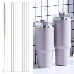 Drinking Straws Replacement Straw With Cleaning Brush 20/30/40 OZ Adventure Travel Tumbler Cup Accessories