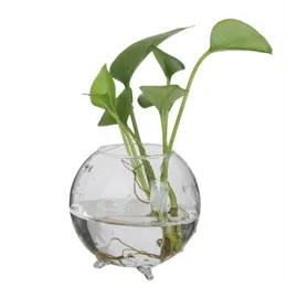 Wazony 6pcs przezroczysty glass wazon wazonowy mini krajobraz terrarium butelka mała urocza świeca 8cm2302