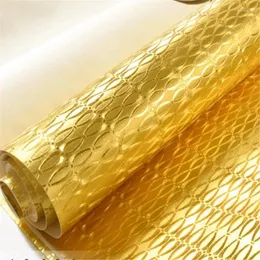 خلفيات Wellyu Papel de Parede Gold Foil Silver 3D Wallpaper Ktv El غرفة المعيشة غرفة المعيشة مطعم سقف ملون نقي