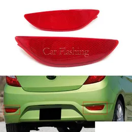 Car Tail Lights Rear Bumper Reflector Direct Replacement Durable Stop Red Er For Hyundai Accent 2012 2013 2014 Drop Delivery Automobil Otzlm