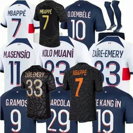 Paris Saint-Germain Nike Home Stadium Shirt 2023-24 with M.Asensio 11  printing