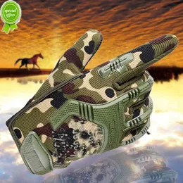 Winter Motorcycle Warm Gloves Motorcross Bicycle Outdoor Riding Anti-Skid Full Finger Tactical Military Gloves Moto Accessories