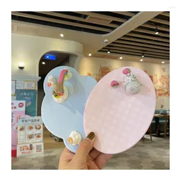 Table Mats Star Dad Silicone Cherry Blossom Cute Bear Thermal Insulation Non-Slip Coffee Cup Holder