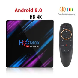 Google Play TV Kutusu Android 10 H96 Max Rockchip 4G 16GB 32GB 64GB Android TV Kutusu 2 4 5 0G WiFi Bluetooth 4 0 4K 3D Android Box295K