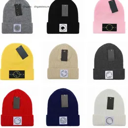 Luxo pedra beanie ilha marca chapéu de malha designer boné dos homens chapéus unisex letras caxemira casual crânio bonés outdoor37