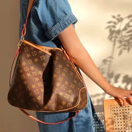 Venda quente sac original qualidade espelho carryall mm monogramas bolsas de mão de couro real bolsas de marcas famosas e bolsas femininas luxuosas fendie designer sela saco