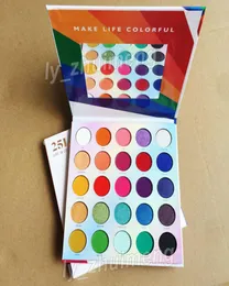 25L Eye Shadow Live In Color Makeup Eyeshadow Palette Make Life Colorful 25 Color Shimmer Matte Nude Eyeshadow Palette Brand Beaut8513281