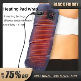 Slimming Belt Hailicare Heating Pad Wrap 3 Settings Support Brace Wristband Warm Relief Pain Bandage Ankle Protector 231123