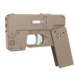 Fällbar mobiltelefon mjuk ammo -pistol med lansering av spray som kastar skal barn och pojkar simulerade pistol leksakstun gun