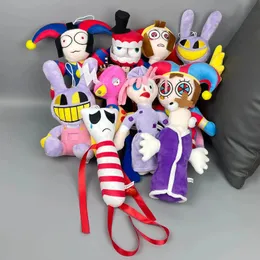 L'incredibile circo digitale Pomni Jax peluche Cartoon giocattoli di peluche teatro bambola di coniglio giocattoli di peluche bambini regali di Natale per bambini