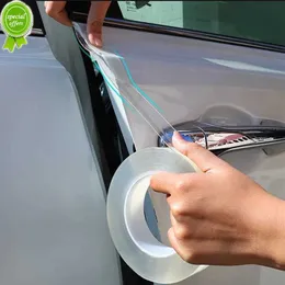Bildörr Anti Scratch Transparent Nano Tape Protector Stickers Auto Trunk Sill Scuff Protective Film Auto Decoration Accessories