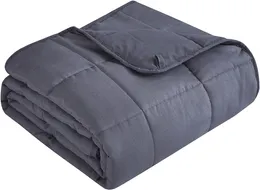 Topcee weighted blanket (20 lb 60 "x80" large) for adults, fall/winter, breathable, microfiber, soft, chunky, comfortable