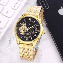 Luksusowa marka automatyczna mechaniczna zegarek moda Zegarek zegarowy Zegarek datowania męskie zegarki odzież