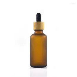 Lagringsflaskor 297 st 30 ml Frosted Amber Glass Droper Bottle With Paper Tube och. 70 av 100 ml -pumpen