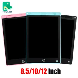 Suprimentos de pintura de desenho 8 5 10 12 polegadas LCD escrita tablet mão placa crianças mini brinquedos para estudantes presente anti apagamento bloqueio 231123