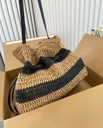 3a Quality Totes Hot Bag Straw Raffia Blessing Bag Designer-Handtaschen Shopping For Summer Messengers Purses 220712