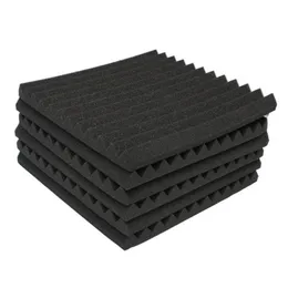 24 PCS FOAM FOAM Studio ACOUSTIC ACOUSTIO STUDIO FOAM FOAM أسافين 1 × 12 × 12 بوصة معالجة الامتصاص الصوتية 276U