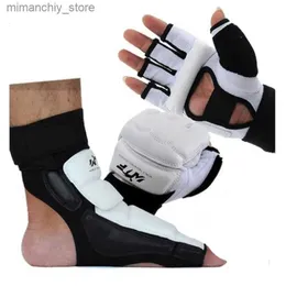 Wsparcie kostki Taekwondo Palm Foot Protector Guard Karate Ręczne Rękawiczki Strażowe Kickboxing But Palm Palm Ank Protect Suit Gear Q231124