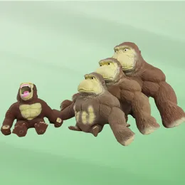 Dekomprimieren Sie das Gorilla-Spielzeug Tiktok. com Hongwangs langsames Rückprallspielzeug der totalen Dekompressions-Prise-Musik