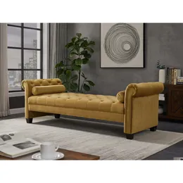 Bedroom Furniture Rectangar Large Sofa Stool Brown Drop Delivery Home Garden Dhykg