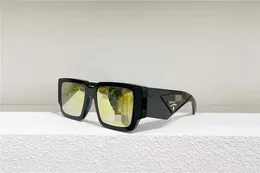 Fashion Pradd cool sunglasses designer New P family box INS windnet red same style personality plate men and women trend