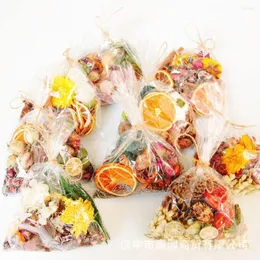Decorative Flowers 1 Bag Real Dried Flower Plants Herbarium For Candle Necklace Jewelry Craft DIY Accessories Wedding