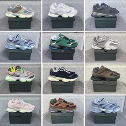 Athletic Designer Running Shoes Mens Womens 9060 Sea Salt Blue Arctic Grey DTLR Glow Crystal Pink Castlerock Navy Outerspace Beef Broccoli Team Forest Green 0x8