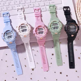 Wristwatches Sdotter 2023 Fashion LED Electronic Sports Watch Women Men Military Wristwatch Waterproof Luminous Digital Drop