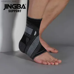 Ankelstöd Jingba Support 1 PCS Compression Ank Brace Support för Fitness Sport Ank Brace Protection Tobilra Deportiva Drop Shipping Q231124