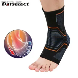 Suporte de tornozelo 1 Pcs Elástico Malha Esportes Ank Support Brace para Ciclismo Yoga Basquete Volyball Homens Mulheres Pé Joint Ank Protector Q231124