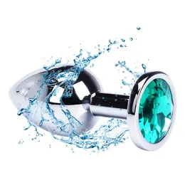 1st Lit Size Metal Crystal Anal Plug Stainless Steel Anal Butt Plug Sex Products Butt Plug Sex Toys Products For Men Couples