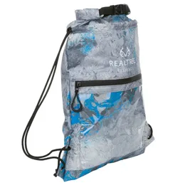 WAV3 Tahoe Blue Roll Top 10 Ltr Cinch Dry Bag ، للجنسين ، الرمادي ، مقاوم للماء خفيف الوزن