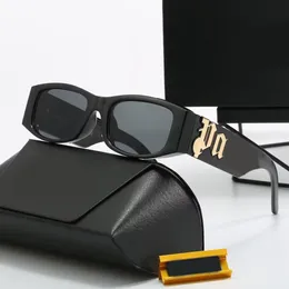 Palm Mens Sunglasses Shades Designer Sunglasses 여름 사각형 풀 프레임 Lunette Homme Black White Red Vintage Sun Glasses 대형 GA035