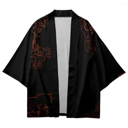 Erkekler Sweetwear Bnomek Palto Japon Erkekler Kimono Robe Giysileri Vintage Style Hardigan Taocu Gömlek Yaz Nightshirts Ceket Yukata