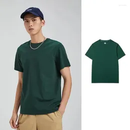 メンズTシャツ夏の半袖Oネックコットンスモールワニの男性Tシャツカジュアルシックな印刷刺繍された男性トップ