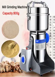 DHL 800G Coffee Food Food Grinder Marling Machine Gristmill Home Medicine Flour Powder Crusher Grains239p8548560