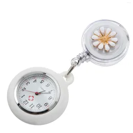 Armbanduhren Anstecknadel Taschenuhr Krankenpflege Damen Mode Krankenschwestern Weiß Damen