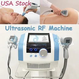 Máquina de ultrasonido RF 2 en 1, radiofrecuencia, estiramiento de la piel, eliminación de arrugas, eliminación de arrugas, equipo adelgazante para moldear el cuerpo