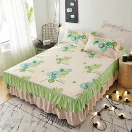 Spódnica spódniczka łóżka Księżniczka Płyta pokrywa łóżka zamontowane 1,8/1,5/2,0 m metrów Falda de caMa Bedspread 230424