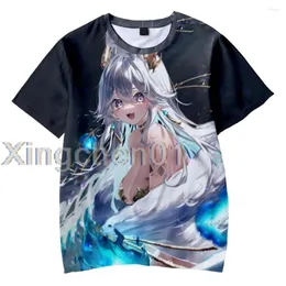 T-shirts pour hommes Veibae T-Shirt Harajuku 3D décontracté été coton à manches courtes T-shirt hommes haut