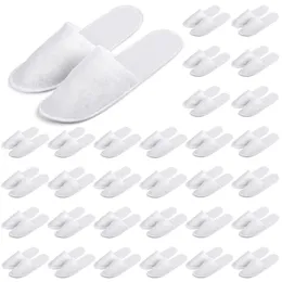 Slippers 24/40/80 Pairs Spa Slippers for Guests Closed Toe Disposable House el Slippers for Men Women el Home Disposable Slippers 231124