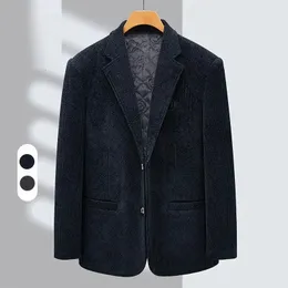 Mens Suits Blazers Leisure Suit Coat for Men Spring and Autumn Thick Nonironing Business Wool Small Middleaged Single West Jacket 231123