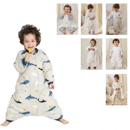 Sleeping Bags Baby Four Seasons 25-36m Sleepsacks Kids Thermal Split Leg Sleeping Bag Toddler Sleep Sack For Girls Boys 231124