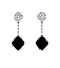 Earring for women Luxury Designer Earring dangles Four leaf Clover jewlery design Stud Earrings Christmas gift Stainless Steel lux9375627