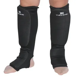 Ochronne strażniki z biegiem bokserów Sanda Taekwondo Boks Legginsy Protection Karate Mma Muay Thai Shin Pads Protector 231124