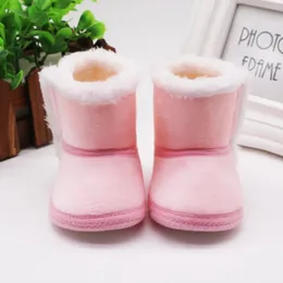 Stivali nati per bambini caldi invernali primi camminatori neonate ragazzi scarpe suola morbida stivaletti da neve in pelliccia bambini per 018M Bebe 231124