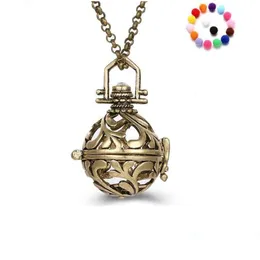 Pendant Necklaces Essential Oil Diffuser Necklaces Hollowed Out Aromatherapy Locket Necklace Fashion Jewelry Gift Drop Delivery Jewelr Dhy6Z