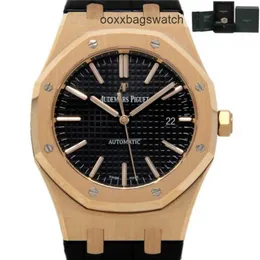 Szwajcarskie luksusowe zegarki Royal Oak Offshore Na rękawe ADEMAR Pigue Watch AiBI Brand 15400OR OO D002CR.01 41 mm Rose Gold Box/Paper Box #AP18 WN-S0QQQQU